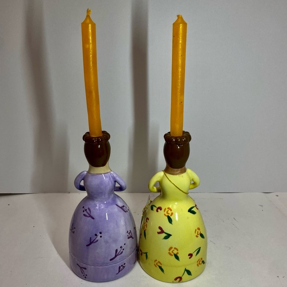 VTG WESTLAND GIFTWARE GIRLISH CHARM CANDLE HOLDER - Picture 2 of 7